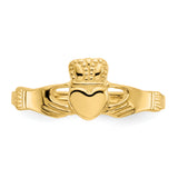 14k Ladies Polished Claddagh Ring D1862