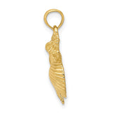 14k Four Shell Cluster Pendant C3379