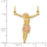 14k Two-tone Rose Corpus Pendant C3710