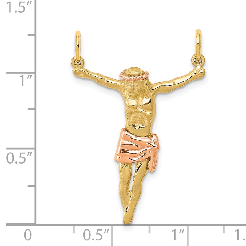 14k Two-tone Rose Corpus Pendant C3710