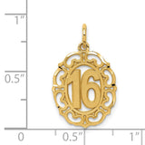 14k 16 in Oval Pendant C994