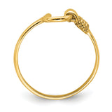 14K Horseshoe Ring R664