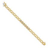 14k Complete 1/2 carat Round VS Diamond Circle Add-a-Diamond 7 inch Tennis Bracelet X853VS