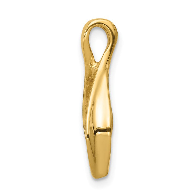 14k Polished Chain Slide SL526