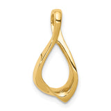 14k Polished Chain Slide SL526