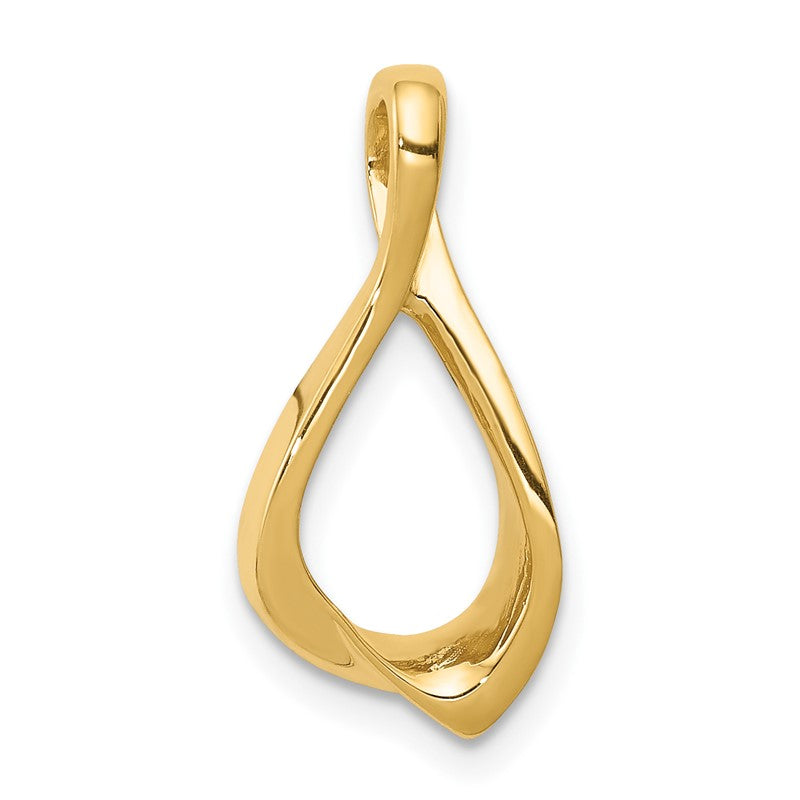 14k Polished Chain Slide SL526