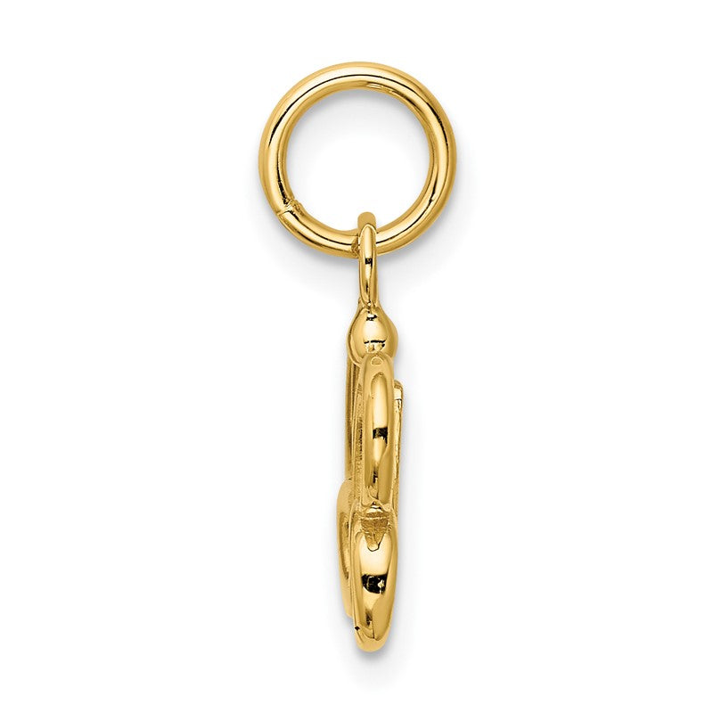 14k Butterfly Pendant K6412