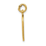 14k BEST SISTER 2-Piece Break-apart Heart Charm C1689