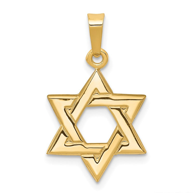 14k Star of David Pendant XR419