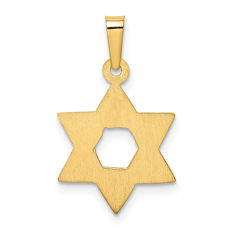 14k Star of David Pendant XR419