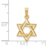 14k Star of David Pendant XR419
