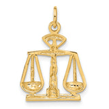 14k Scales Of Justice Charm A1493