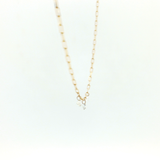 Lady's 14K Yellow Gold Three-Stone Dancing Diamond Necklace