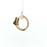 14K Yellow Gold Inside-Out Diamond Hoop Earrings | 0.48ctw