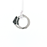 14K White Gold Inside-Out Diamond Hoop Earrings | 0.50ctw