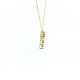 14K Yellow Gold Diamond Cross Pendant | 0.43ctw Natural Diamonds