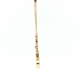 14K Yellow Gold Diamond Star Necklace | 0.08ctw Natural Diamonds