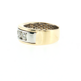 2.09ctw Diamond Two-Tone 14K Gold Men's Wedding Band