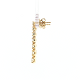 1.79ctw Diamond Journey Dangle Earrings in 14K Yellow Gold