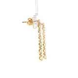 1.79ctw Diamond Journey Dangle Earrings in 14K Yellow Gold