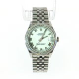 Rolex Datejust 31mm 278240 White Roman Dial Diamond Bezel (2021)