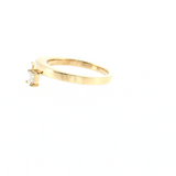 14K Yellow Gold Asscher Diamond Enhancer Wedding Band (0.40 CTW)