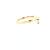 14K Yellow Gold Asscher Diamond Enhancer Wedding Band (0.40 CTW)