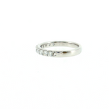 14k White Gold 0.51ctw Diamond Wedding Band (Size 6.5)