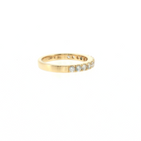 14k Yellow Gold 0.49ctw Diamond Wedding Band Size 6.5