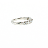 14K White Gold 1 Carat Diamond Prong Wedding Band Size 6.5