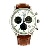 Movado Heritage Calendoplan Men's Watch | White Dial & Brown Leather 3650008