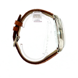 Movado Heritage Calendoplan Men's Watch | White Dial & Brown Leather 3650008
