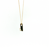 14K Yellow Gold 0.56ct Round Diamond Solitaire Pendant | 18"