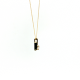14K Yellow Gold 0.56ct Round Diamond Solitaire Pendant | 18"