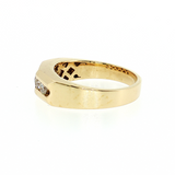 Men's 14K Yellow Gold Channel Set Diamond Band (0.70 CTW)