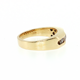 Men's 14K Yellow Gold Channel Set Diamond Band (0.70 CTW)