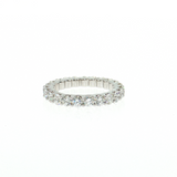 Platinum Diamond Eternity Wedding Band Size 5 | 2.00ctw Round Diamonds