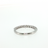 14K White Gold Round Diamond Wedding Band Size 6.5 | 0.52ctw