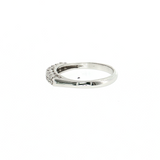 14K White Gold Round Diamond Wedding Band | 0.18ctw
