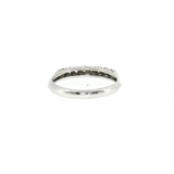 14K White Gold Round Diamond Wedding Band | 0.18ctw