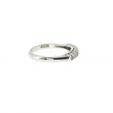 14K White Gold Round Diamond Wedding Band | 0.18ctw