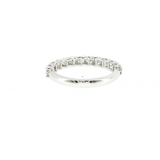 14K White Gold 13-Diamond Wedding Band Size 6.5 | 0.82ctw