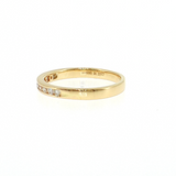 14K Yellow Gold Channel Set Diamond Wedding Band 0.24 CTW