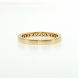 14k Yellow Gold 0.49ctw Diamond Wedding Band Size 6.5