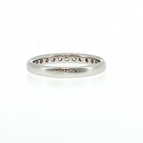 14K White Gold 11-Stone Diamond Wedding Band (0.50 TWT)