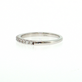 14K White Gold 16-Stone Diamond Wedding Band (0.25 TWT)