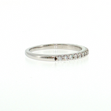 14K White Gold 16-Stone Diamond Wedding Band (0.25 TWT)