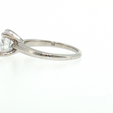 Lady's White Gold 2.14Ct R G VVS2 Lab Grown Diamond Solitaire Ring | GIA Certified