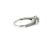 14K White Gold 0.65ctw Round Diamond Engagement Ring