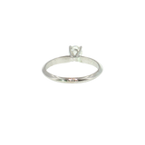 14K White Gold 0.50ct Round Diamond Solitaire Engagement Ring